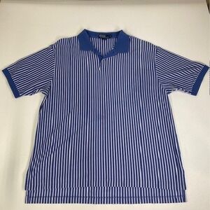 Polo‎ Ralph Lauren Vintage Striped Cotton Polo Shirt Short Sleeve Collared 2XL